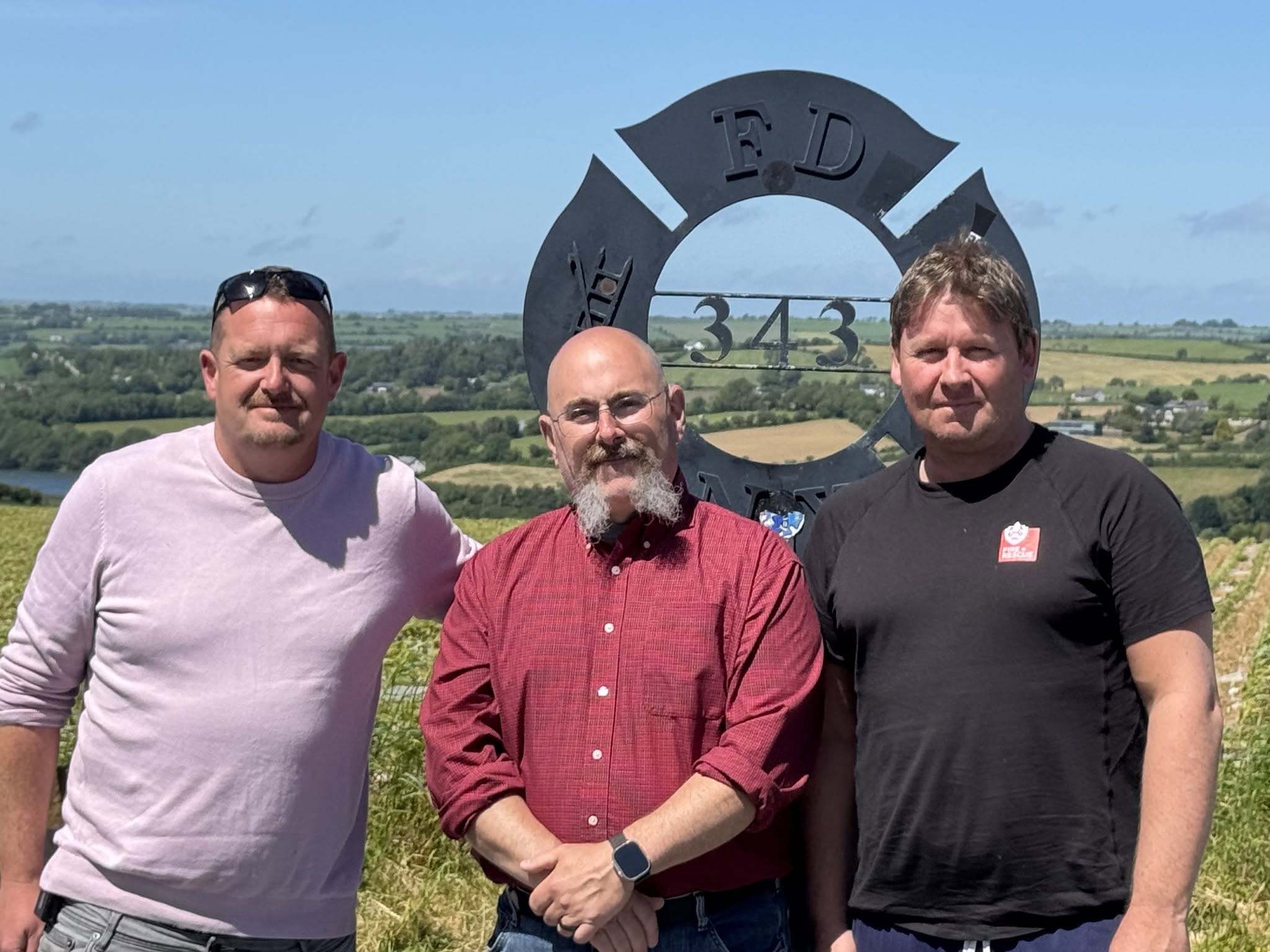 Brian Dadswell at the Ringfinnan Garden of Remembrance in Kinsale, Ireland