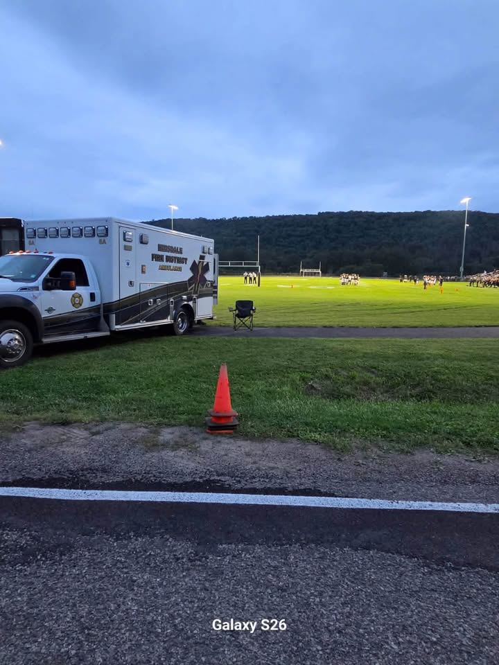 Flyer for Allegany-Limestone Football Game